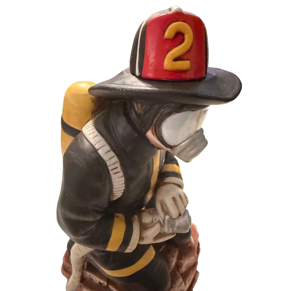 Old Commonwealth Firefighter Porcelain Decanter Van Winkle Bourbon 750ml 9 inch - Picture 5 of 10